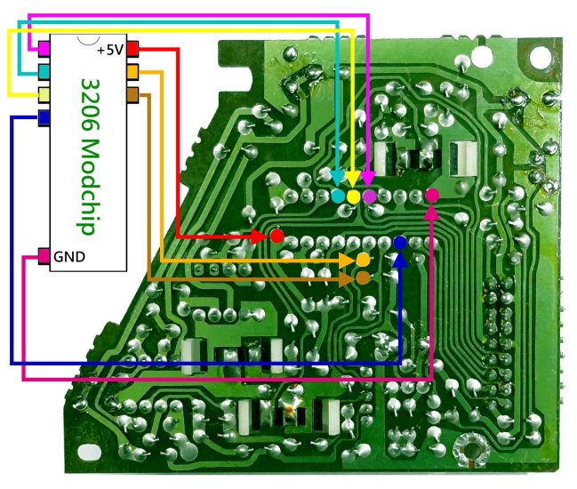 8 Wires FDS 3206 Add-On Chip V2, Please use V3 instead - Click Image to Close